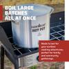 Camp Chef Aluminum Hot Water Pot - for Hot Chocolate & Hot Apple Cider - Hot Water Storage with a Spigot for Dishes - Easy-to-Serve Hot Beverage Dispenser - 32 Quart Pot - About 120 Servings view 2