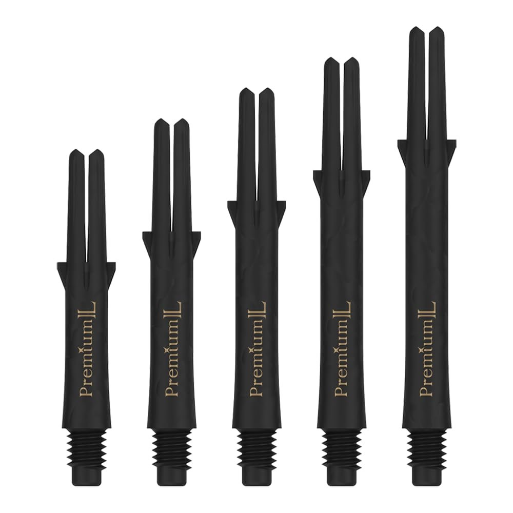 LSTYLE Carbon Dart Shafts Locked Premium with Cap 295 Black