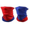 Headband Headwear Scarf Neck Gaiter Balaclavas Bandana Dustproof Sun Dust Protection for Outdoors Sports Hiking Cycling Running Fishing (Red/Royal Blue A) view 2