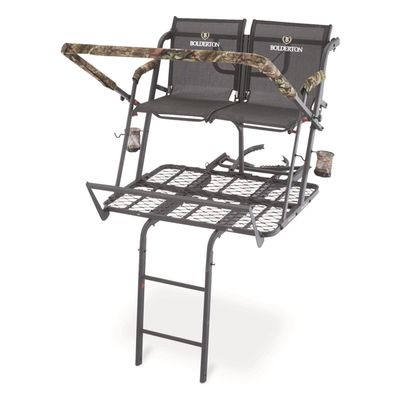 Bolderton 18 Two Person Tree Stand, Ladder Stands for Deer Hunting