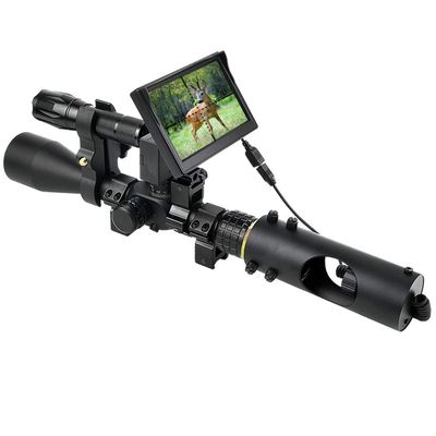 Nabila Night Vision Scope for riflescope,850nm IR,5" Portable Display Screen,for Riflescope at Night Hunting