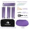 Red Suricata Family Beach Tent & Beach Canopy & 2 Beverage Holders Bundle - UPF50 UV Sun Shade Shelter (Large, Purple) view 4