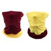 Headband Headwear Scarf Neck Gaiter Balaclavas Bandana Dustproof Sun Dust Protection for Outdoors Sports Hiking Cycling Running Fishing (Maroon/Yellow A) view 2