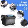 WOTOW Bike Front Handlebar Bag - Large Reflective Bicycle Handlebar Basket Bags Waterproof Storage Pannier for Bike Touchable Transparent Phone Holder Pouch for Men Women Road MTB Outdoor Cycling 3.5L view 3