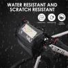 WOTOW Bike Front Handlebar Bag - Large Reflective Bicycle Handlebar Basket Bags Waterproof Storage Pannier for Bike Touchable Transparent Phone Holder Pouch for Men Women Road MTB Outdoor Cycling 3.5L view 4