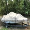 16 oz 20 20.5 21 21.5' Center Console Boat Cover Cypress Rowe Outfitters view 1