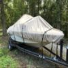 16 oz 20 20.5 21 21.5' Center Console Boat Cover Cypress Rowe Outfitters view 2