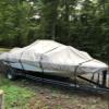 16 oz 20 20.5 21 21.5' Center Console Boat Cover Cypress Rowe Outfitters view 3