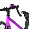 Kids Bike Bell, Aluminum Bicycle Bell for Kids Girls Toddlers Gifts, Cute Clear Sound Children's Bike Accessories Bell Ring, Adjustable Size Lovely Bike Horn Purple view 2