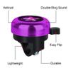 Kids Bike Bell, Aluminum Bicycle Bell for Kids Girls Toddlers Gifts, Cute Clear Sound Children's Bike Accessories Bell Ring, Adjustable Size Lovely Bike Horn Purple view 3