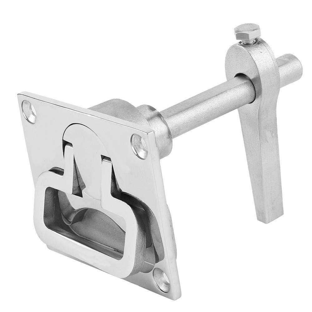 Boat Floor Lock, Stainless Steel Marine Flush Mount Floor Lock Hatch Hardware Accessory