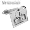 Boat Floor Lock, Stainless Steel Marine Flush Mount Floor Lock Hatch Hardware Accessory view 4