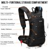 G4Free Insulated Hydration Backpack Pack with 2L BPA Free Bladder for Outdoor Running Hiking Cycling Camping(Black) view 4