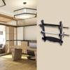 GOTOTOP 3-Tier Sword Holder, Wall Mount Japanese Samurai Sword Display Stand Bracket Hanger for Japanese Katana Wakizashi Tanto Standard Swords view 3