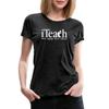 Spreadshirt Teacher Iteach No App for That Womens Premium T-Shirt, M, Charcoal Grey view 1