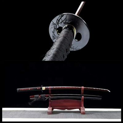 GLW Sword Battle Ready Handmade Japanese Samurai Sword Katana 9260 Spring Steel Full Tang