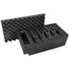 Pistol & Magazine Storage Foam Insert For Apache 5800 Case | 2 Piece Set Pre-Cut Military Grade Polyethylene Foam Base Insert And Lid Liner (Case Not Included) | Foam Insert For Gun Case | Foam Liner For Gun Case view 1