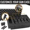 Pistol & Magazine Storage Foam Insert For Apache 5800 Case | 2 Piece Set Pre-Cut Military Grade Polyethylene Foam Base Insert And Lid Liner (Case Not Included) | Foam Insert For Gun Case | Foam Liner For Gun Case view 3