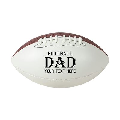 Personalized Fathers Day Football (Full, Without Base)