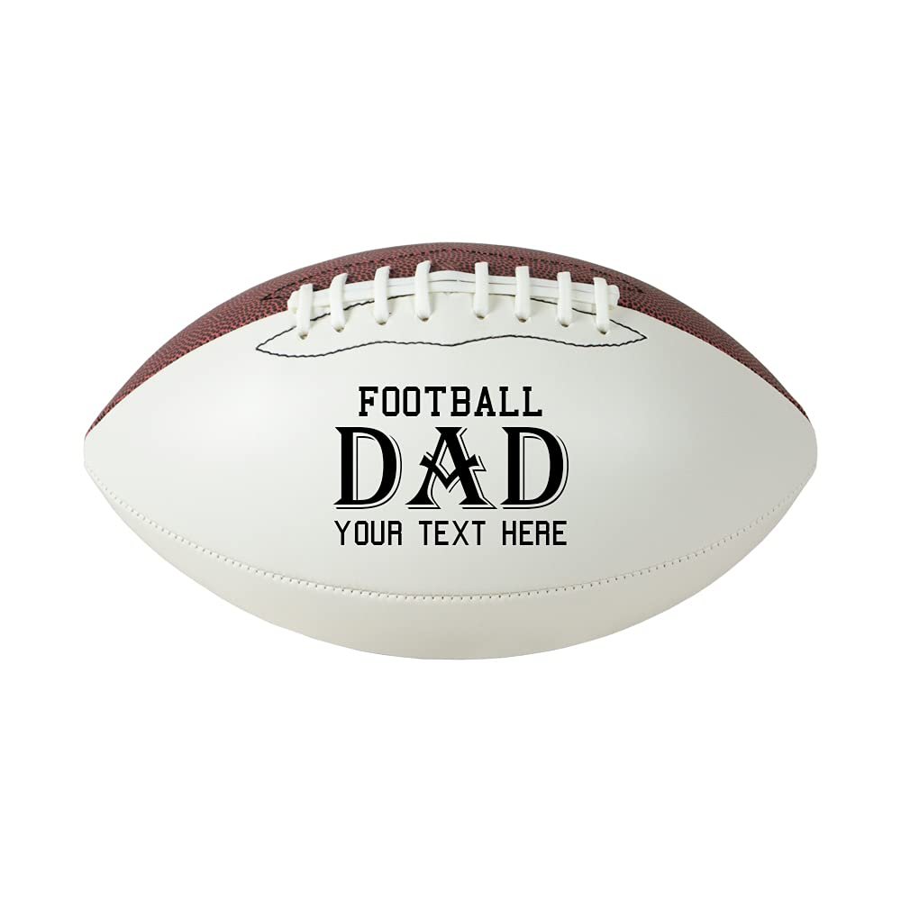 Personalized Fathers Day Football (Full, Without Base)