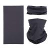 SMEHCF 4 Headband Bandana Balaclava Half Face Mask Shield Head Hair Scarf Neck Gaiter Hat Multipurpose For WoMen Men Breathable Reusable Washable Grey view 4