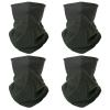 SMEHCF 4 Headband Bandana Balaclava Half Face Mask Shield Head Hair Scarf Neck Gaiter Hat Multipurpose For WoMen Men Breathable Reusable Washable Army Green view 1