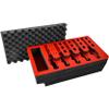 Pistol & Magazine Storage Foam Insert For Apache 5800 Case | 2 Piece Set Pre-Cut Military Grade Polyethylene Foam Base Insert And Lid Liner (Case Not Included) | Foam Insert For Gun Case | Foam Liner For Gun Case view 1