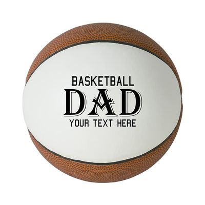 Custom Personalized Fathers Day Basketball (Full, Without Base)