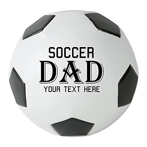 Custom Personalized Fathers Day Soccer Ball (Full, with Base)