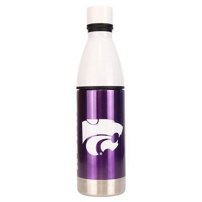 Boelter NCAA Stainless Steel Sports Water Bottle w/Strainer (25 Ounce) (Kansas State Wildcats)