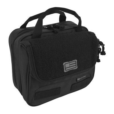 Evolution Outdoor Tactical Double Pistol Case - 10" in., 1680D Tactical Series, Tactical Gear, Soft Gun Case, Black Firearm Case, 2 Pistol Handgun Case