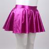 YiZYiF Kids Girls' Shiny Metallic Flared Skater Skirt Dancewear A Line Circle Short Skort Skirts Halloween Dress up Fuchsia 12 view 4