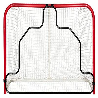 Winnwell Shooter Target Hockey Goal - Metal Top Shelf Training Equipment - Great Goalie Target for Hockey Shooting Accuracy