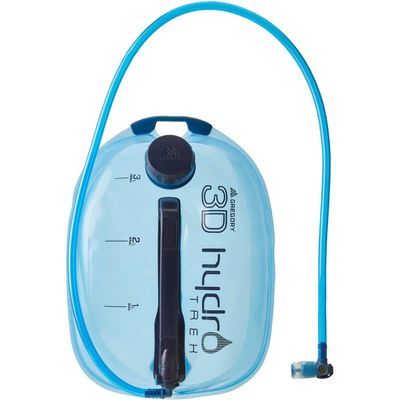 Gregory 3D Hydro Trek 3L Day Hiking/Backpacking Hydration Water Reservoir/Bladder, Blue