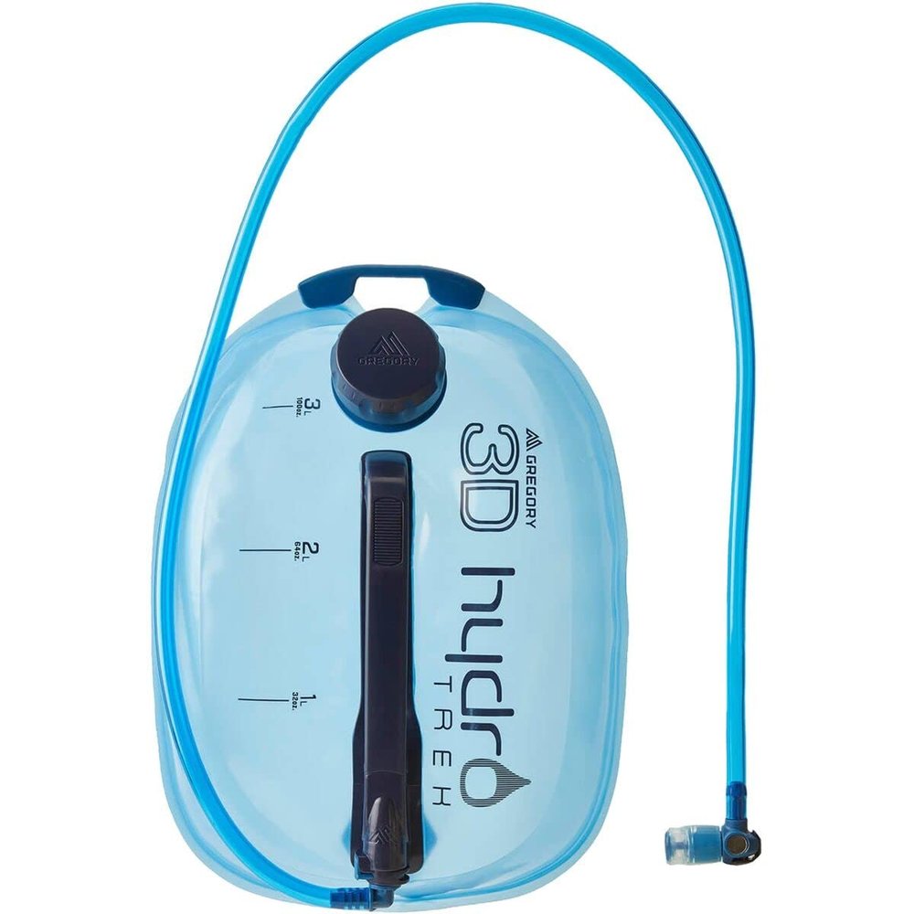 Gregory 3D Hydro Trek 3L Day Hiking/Backpacking Hydration Water Reservoir/Bladder, Blue