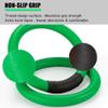 PACEARTH Gymnastic Rings Green/Grey/Black/Orange/Red 1100lbs Capacity with 14.76ft Adjustable Buckle Straps Pull Up Exercise Rings Non-Slip Rings for Home Gym Full Body Workout (Green) view 3