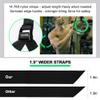 PACEARTH Gymnastic Rings Green/Grey/Black/Orange/Red 1100lbs Capacity with 14.76ft Adjustable Buckle Straps Pull Up Exercise Rings Non-Slip Rings for Home Gym Full Body Workout (Green) view 4