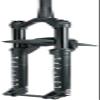Manitou Machete Suspension Fork - 27.5/29", 120 mm, 15 x 110 mm, 44 mm Offset, Matte Black view 2