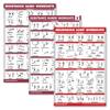 3 Pack: Resistance Bands Workouts Volume 1 & 2 + Resistance Loops Exercises Poster Set - Set of 3 Workout Charts (Laminated, 18" x 24") view 1