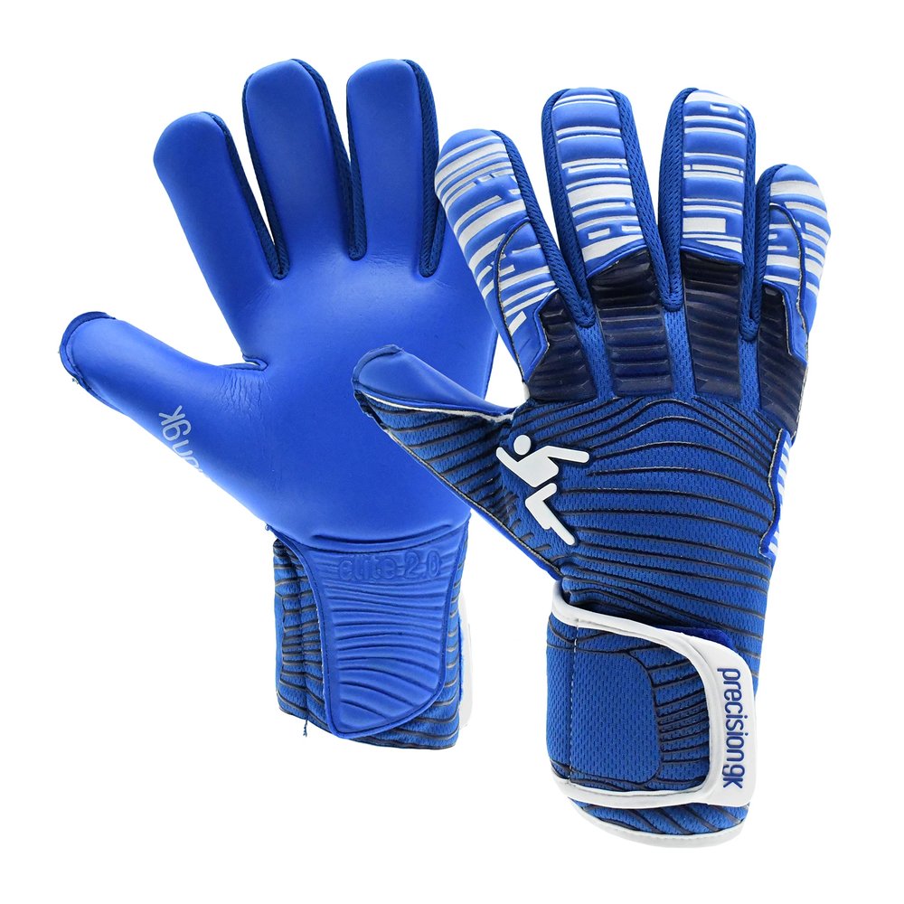 Precision GK Elite 2.0 Grip Goalkeeper Gloves Size 11 Blue/White