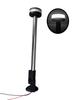 Pactrade Marine Boat Fold Down Stern Light Anchor Light All Round White LED Marine Adjustable Pole USCG 2 NM For Yacht Pontoon and Fishing Boat 12 Volts 14-1/4 Inches view 1