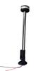 Pactrade Marine Boat Fold Down Stern Light Anchor Light All Round White LED Marine Adjustable Pole USCG 2 NM For Yacht Pontoon and Fishing Boat 12 Volts 14-1/4 Inches view 2