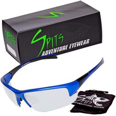 Spits Eyewear Kona TT Photochromic BIFOCAL Running/Cycling Sunglasses Select Frame Color (Frame Color: Black, Magnifier 2.5)