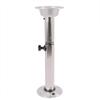 DIFU Adjustable Height Table Pedestal Stand Base with Polished Stainless Handle for RV Marine Boat Caravan Motorhome Bar USA view 1