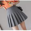 ZHANCHTONG Women's High Waist A-Line Pleated Mini Skirt Short Tennis Skirt (Grey, XS) view 2