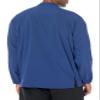 WonderWink W123 Men's Zip Front Warm Up Scrub Jacket, Navy, XS view 2