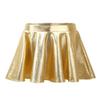 CHICTRY Girls' High Waist A-line Full Flared Metallic Cosplay Dance Twril Skater Skirt Fancy Dress Gold 14 view 1