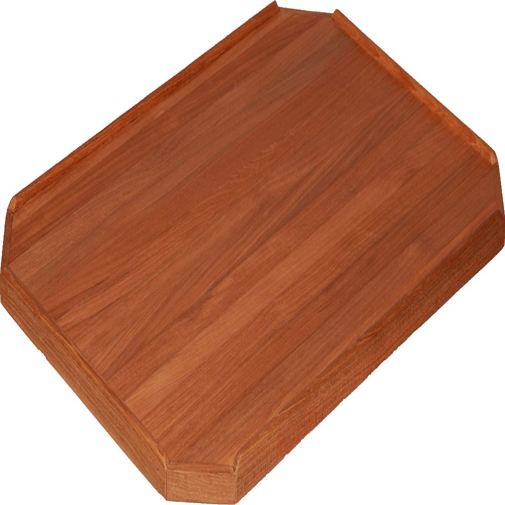 ZY Venice Plain Teak Table Top with Cut Corners 3 Sizes Marine Boat RV Caravan (TV5080+P2)