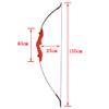 ZSHJGJR 57 Inch Archery Takedown Recurve Bow and Arrow Set 30 35 40lbs Adult Beginner Recurve Bow Kit Double Arrow Rest Left Right Hand Hunting Longbow for Shooting Target Practice (Red, 35lbs) view 2