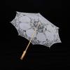 TOPINCN White Lace Parasol Sun Umbrella for Women UPF 50+ UV Protection Wedding Bridal Photography Outdoor Beach Sunshade Accessories view 4